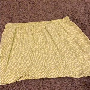 Lime green skirt